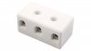 Złączka gwintowa porcelanowa 4mm 3-tory biała z 2 otworami montażowymi CPO-5A-3P 80713516